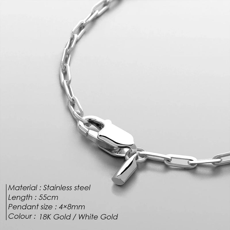 2MM Stainless Steel Paperclip Chain