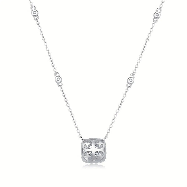 Studded Moissanite Pendant