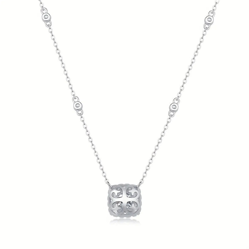 Studded Moissanite Pendant