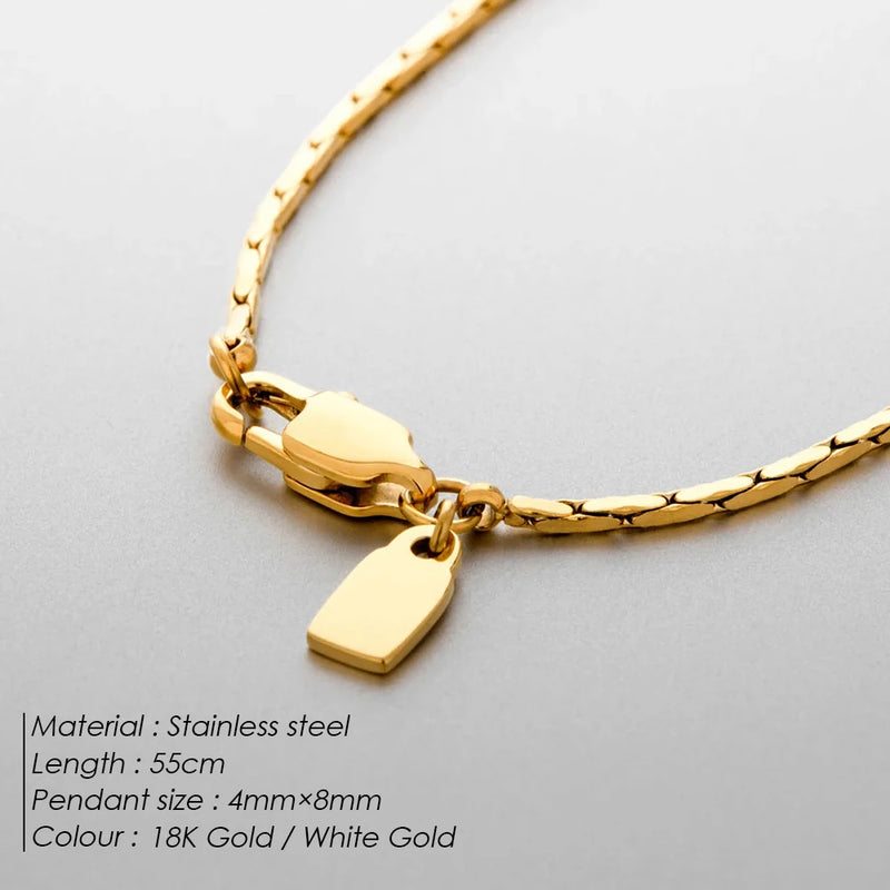 Wire Chain Necklace